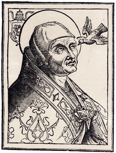 Pope Gregory I the Great by Unbekannt