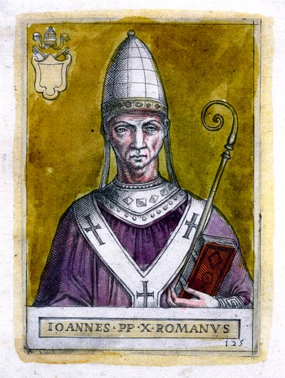Pope John X by Unbekannt