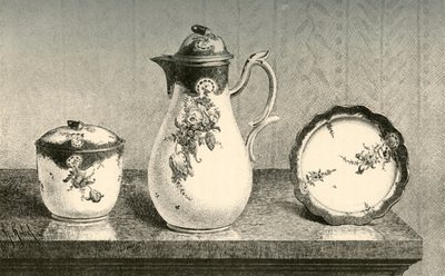 Porcelain Coffee Set by Unbekannt
