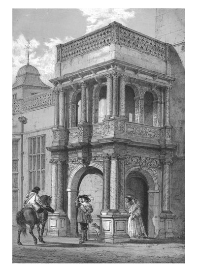 Porch at Audley End, Essex by Unbekannt