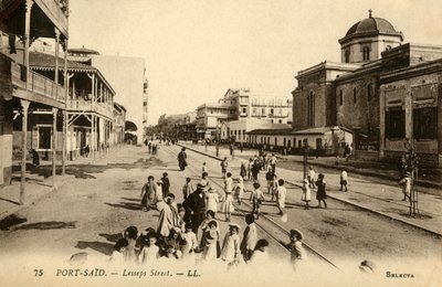 Port-Said. - Lesseps Street. - LL., c1918-c1939 by Unbekannt