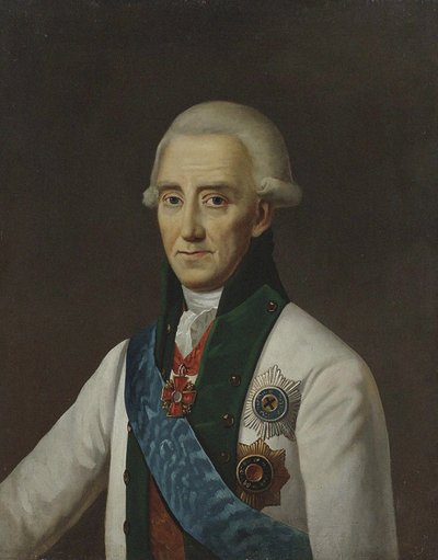 Portrait of Admiral Vasily Chichagov 1726-1809 by Unbekannt