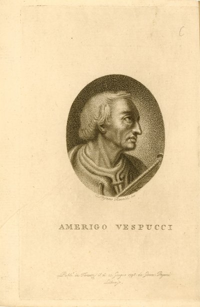Portrait of Amerigo Vespucci by Unbekannt