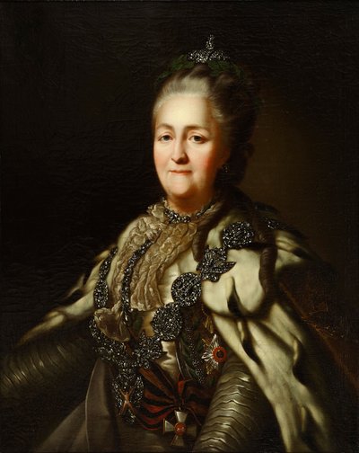Portrait of Empress Catherine II by Unbekannt