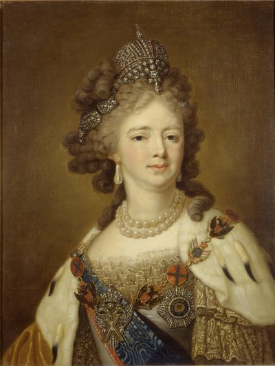 Portrait of Empress Maria Fyodorovna by Unbekannt