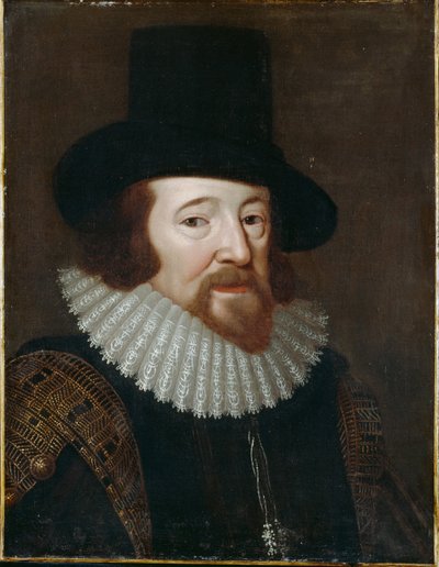 Portrait of Francis Bacon 1561-1626 by Unbekannt