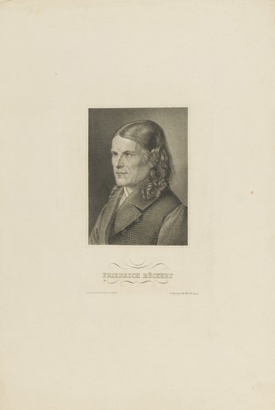 Portrait of Friedrich Rückert by Unbekannt