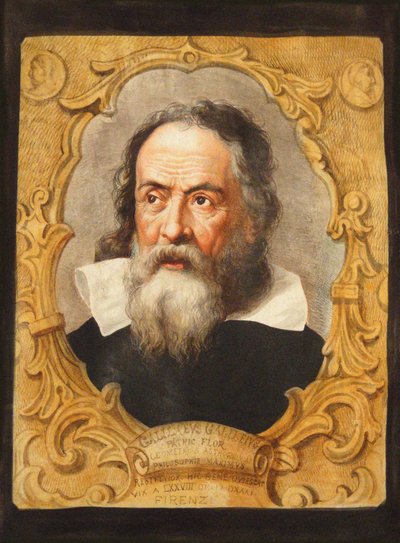 Portrait of Galileo Galilei by Unbekannt