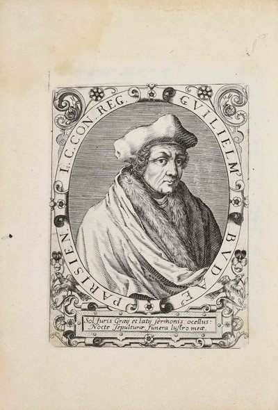 Portrait of Guillaume Budé 1467-1540 by Unbekannt