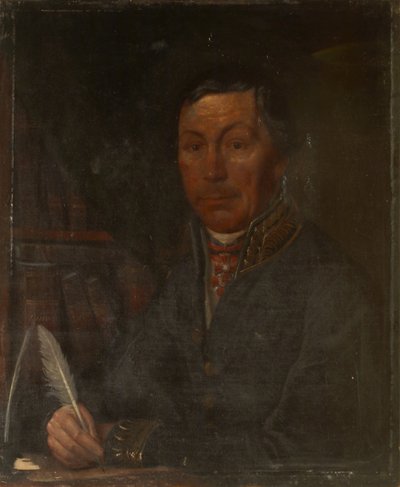 Portrait of Ivan Ivanovich Martynov by Unbekannt