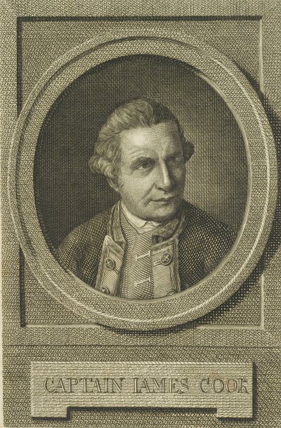 Portrait of James Cook by Unbekannt