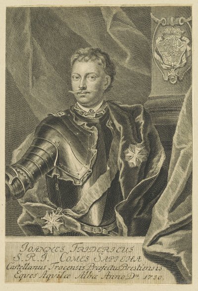 Portrait of Jan Fryderyk Sapieha by Unbekannt