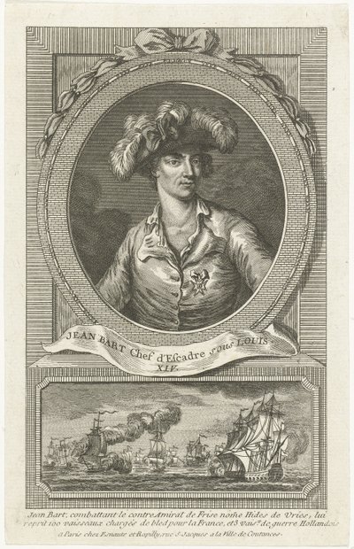 Portrait of Jean Bart by Unbekannt