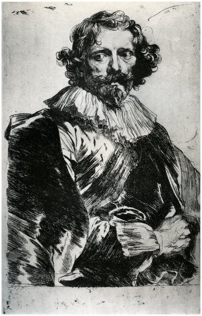 Portrait of Lucas Vorsterman by Unbekannt