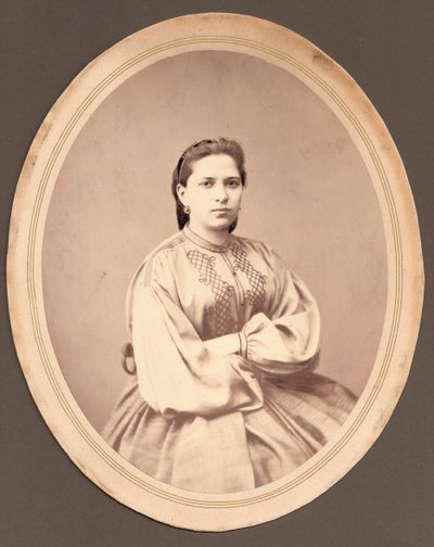 Portrait of Maria Mikhaylovna Dostoevskaya by Unbekannt