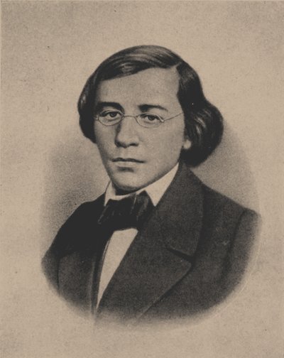 Portrait of Nikolay Chernyshevsky (1828-1889) by Unbekannt