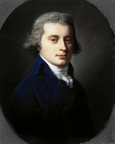 Portrait of Pavel Petrovich Bakunin 1766-1805, 1790s by Unbekannt