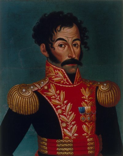 Portrait of Simón Bolívar by Unbekannt