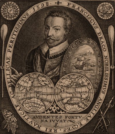Portrait of Sir Francis Drake by Unbekannt