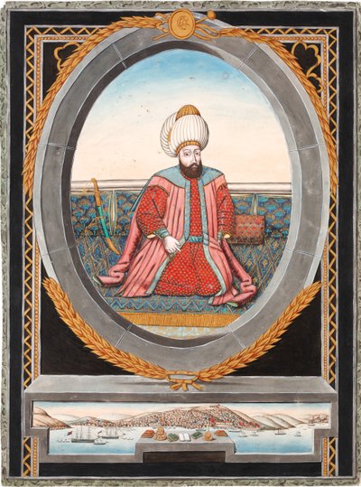Portrait of Sultan Murad II by Unbekannt