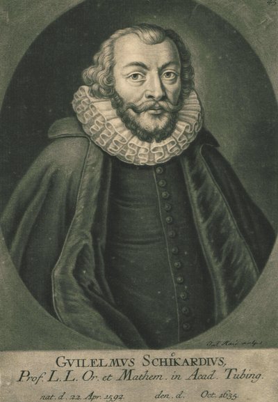 Portrait of Wilhelm Schickard 1592-1635 by Unbekannt