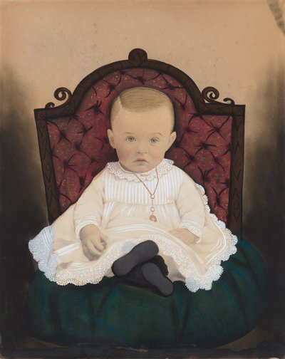 Portrait of a Baby, 1880s by Unbekannt