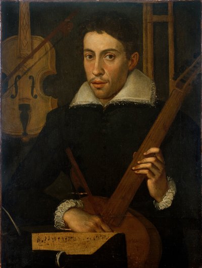 Portrait of a Musician by Unbekannt