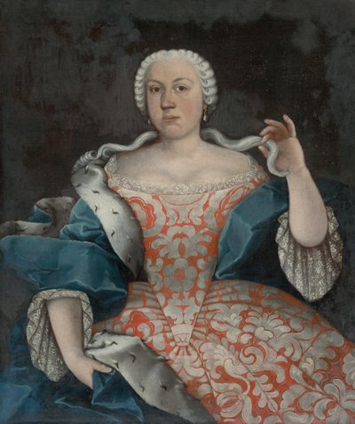 Portrait of a Young Zemianka by Unbekannt
