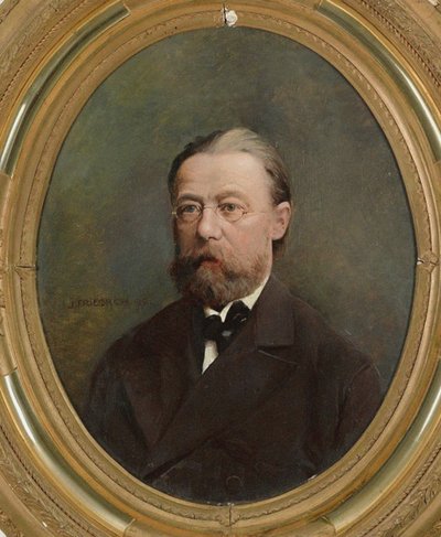 Portrait of the composer Bedrich Smetana by Unbekannt