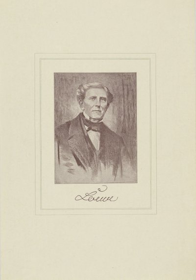 Portrait of the Composer Carl Loewe by Unbekannt