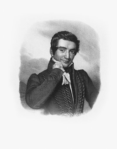 Portrait of the Composer Cesare Pugni, 1802-1870 by Unbekannt