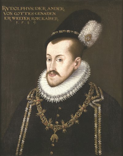 Portrait of Emperor Rudolf II by Unbekannt