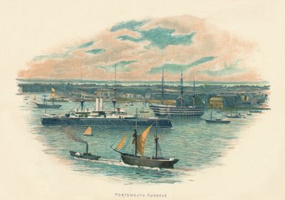 Portsmouth Harbour, c1890 by Unbekannt