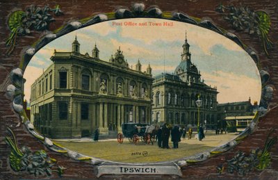 Post Office and Town Hall, Ipswich, Suffolk by Unbekannt