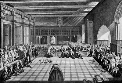 Presentation of Sheriffs at Westminster, London, c. 1920 by Unbekannt