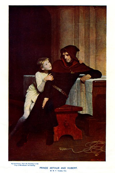 Prince Arthur and Hubert by Unbekannt