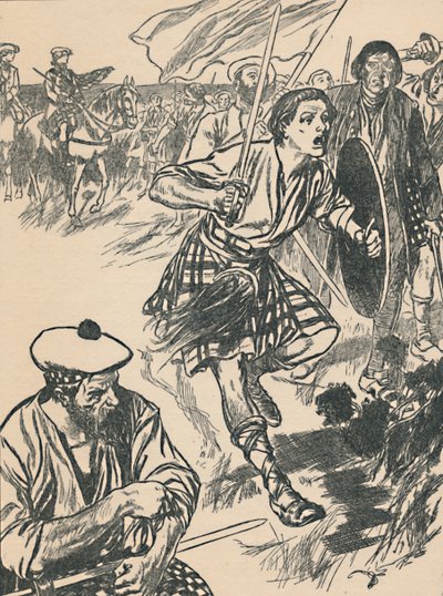 Prince Charlie at the Battle of Culloden, c1907 by Unbekannt