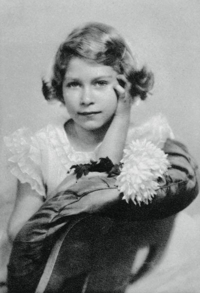 Princess Elizabeth aged nine, 1935 by Unbekannt