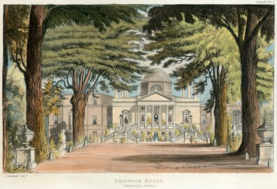 Principal front of Chiswick House, Hounslow, London by Unbekannt