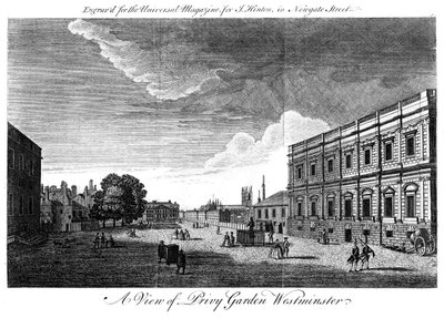 Privy Garden Westminster, London by Unbekannt