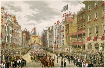 Procession on the Strand, Westminster, London by Unbekannt