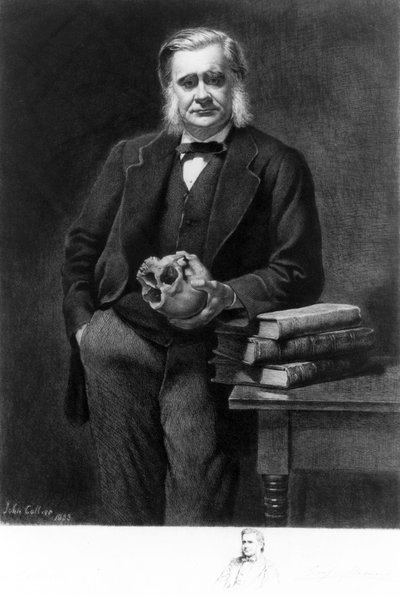 Professor Thomas Henry Huxley, English biologist by Unbekannt
