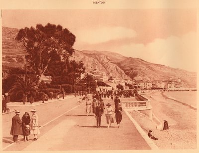 Promenade du Midi, Menton by Unbekannt