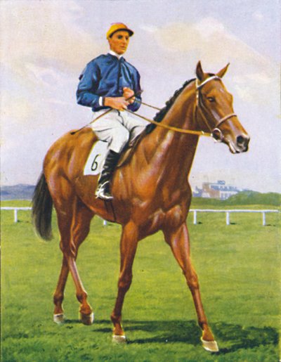 Prometheus, Jockey: W. Rickaby, 1939 by Unbekannt