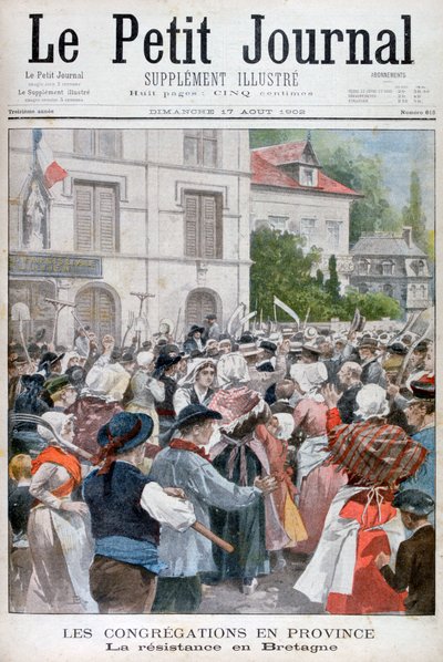 Protest in Brittany by Unbekannt