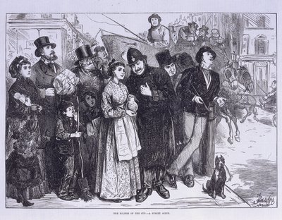 Public Witness of the Solar Eclipse, London, c1870 by Unbekannt