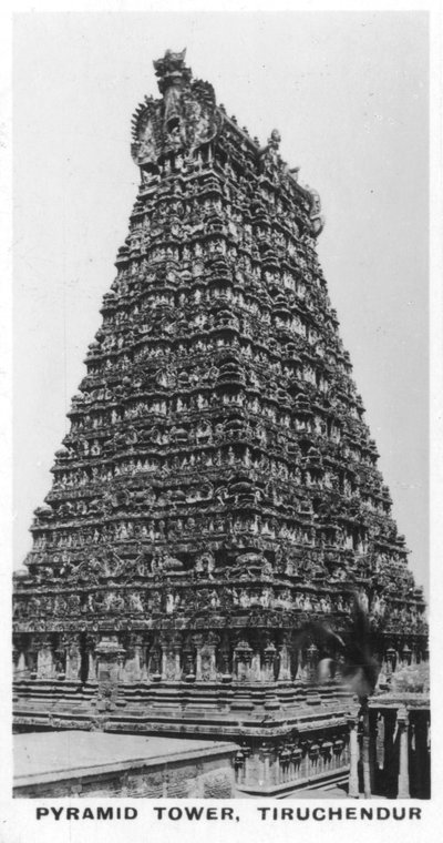 Pyramid Tower, Tiruchendur, Tamil Nadu, India by Unbekannt