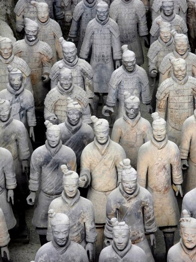 Terracotta Army of Qin Shi Huang by Unbekannt
