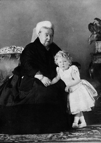 Queen Victoria and Edward VIII by Unbekannt