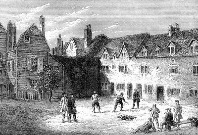 Racquet Court, the Marshalsea Prison by Unbekannt